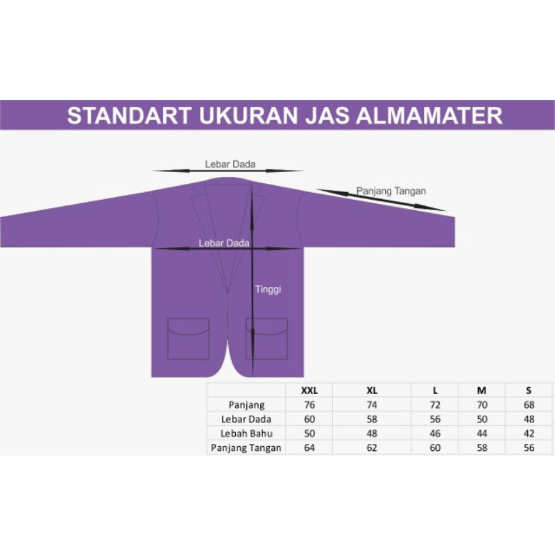 Konveksi Almamater Bahan Nagata Drill