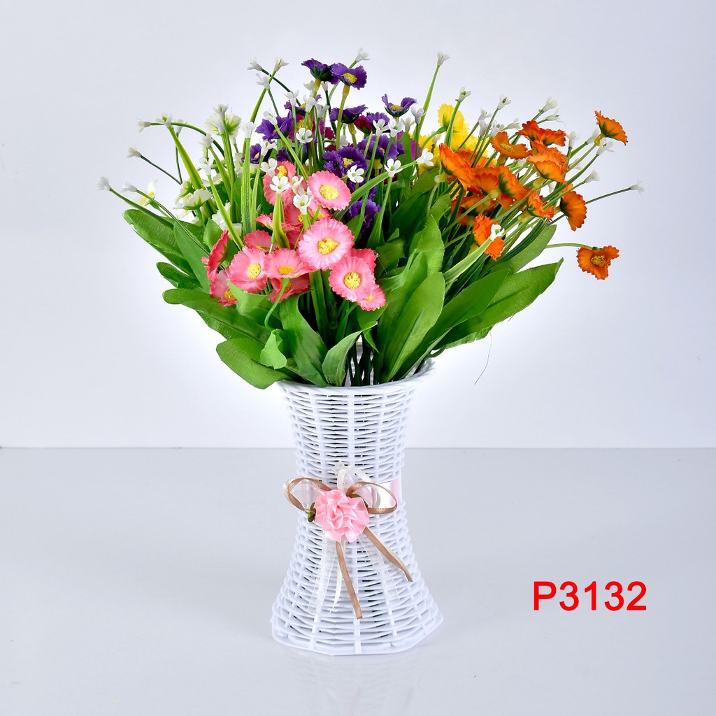 COD / SM.ID BUNGA BUKET BUNGA ARTIFICIAL ROSE BUNGA PALSU IMPORT DEKORASI RUMAH / PESTA P3132-5