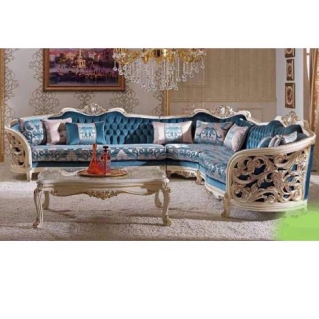 PROMO TAMU SOFA SUDUT L MINIMALIS  FURNITURE MEBEL JEPARA