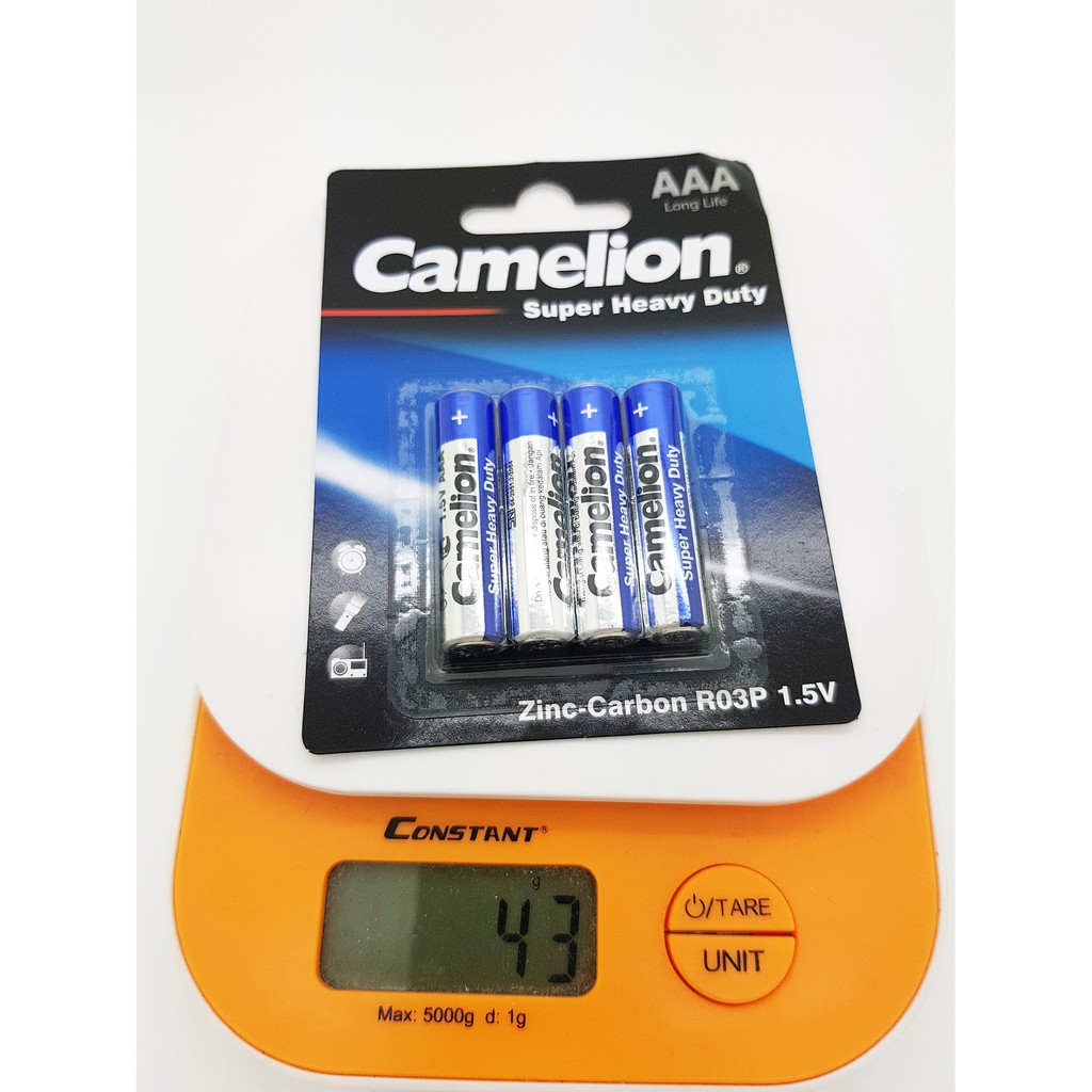 Baterai Heavy Duty Camelion A3 AAA isi 4 pcs 1.5V Battery Batre Batere