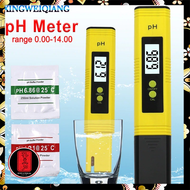 XINGWEIQIANG Alat Ukur Uji PH Meter Digital Air Minum Akuarium Tester - PH02 - Yellow