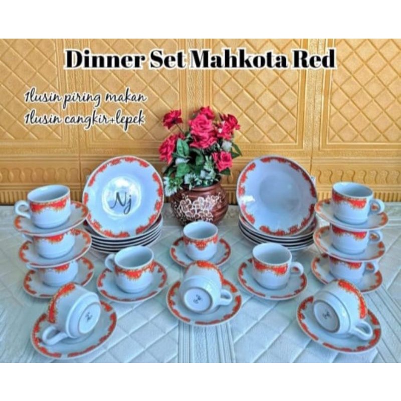 DINNER SET MAHKOTA