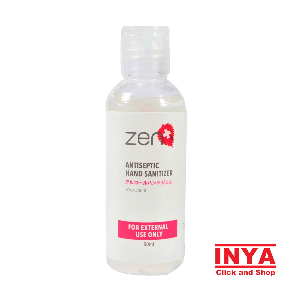 ZEN ANTISEPTIC AND HAND SANITIZER 50ml