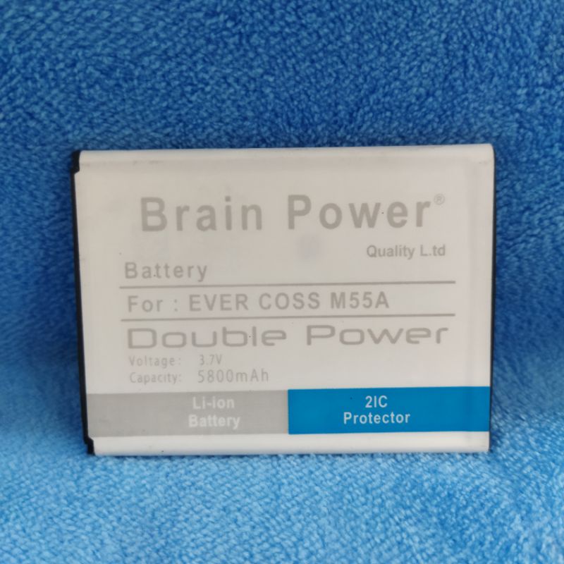 Baterai batre Evercoss M55A double power