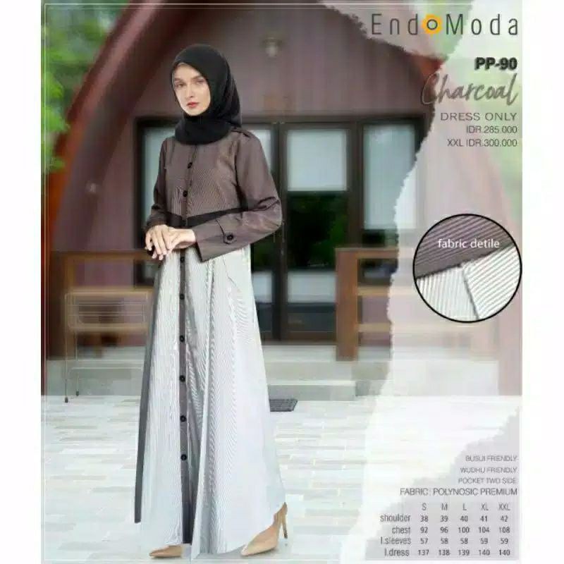 Endomoda pp 90 Gamis endomoda terbaru | Shopee Indonesia