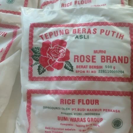 

BISA COD Gojek / Grab only Tepung beras putih rose brand 500 gram