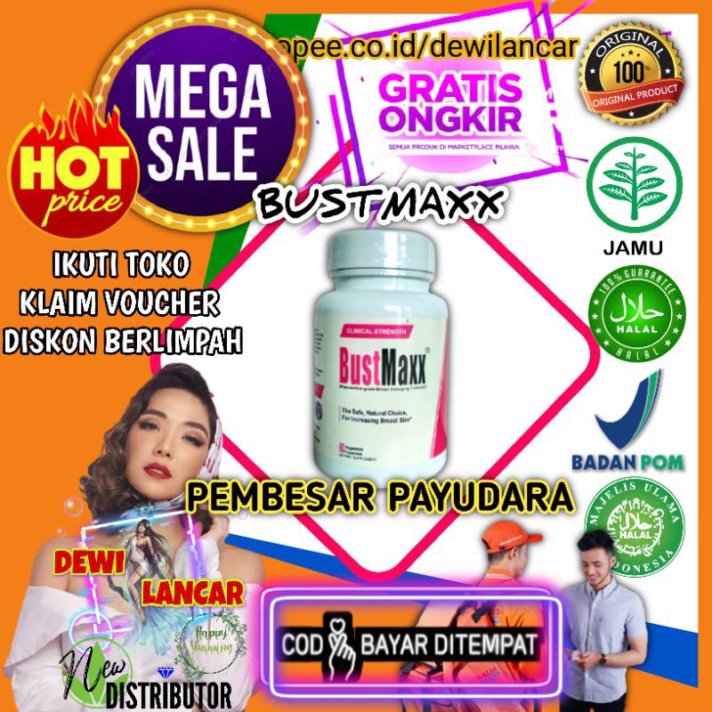 BUSTMAXX - BUST MAXX ASLI 100% ORIGINAL OBAT PEMBESAR PENGENCANG PAYUDARA AMAN CEPAT PERMANEN AMPUH