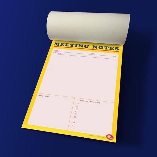 

Office & Stationery | Buku Tulis | Meeting Notes Notepad | Best Seller