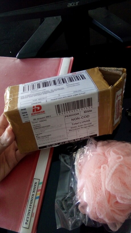 Spons Mandi / Bath Sponge / Shower Puff 50 Gr