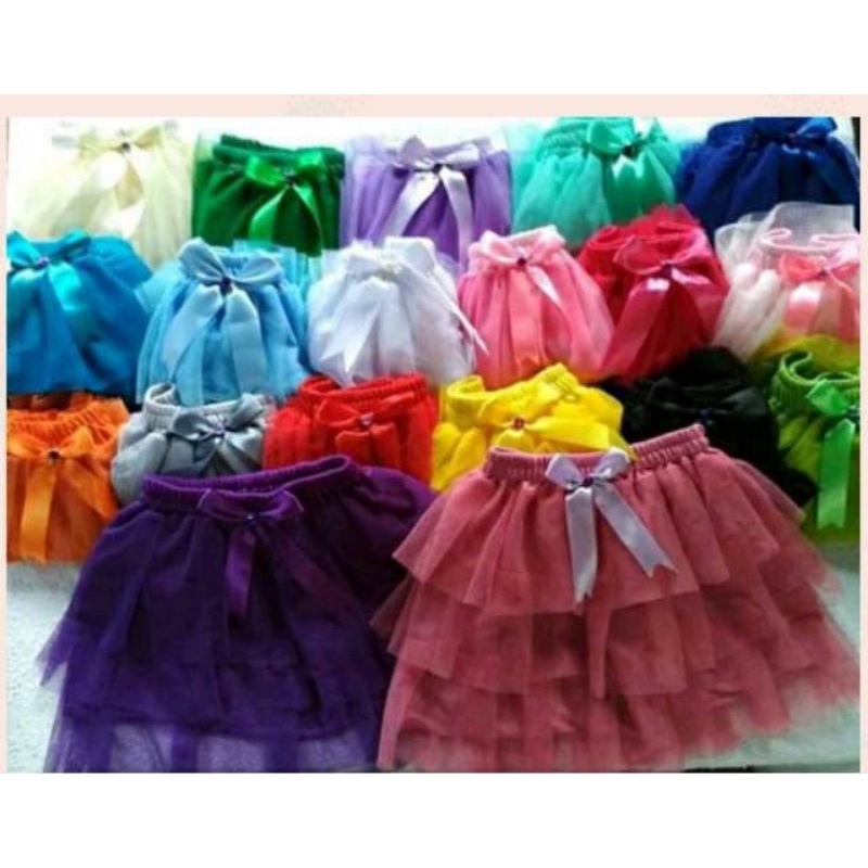 Rok Tutu Bayi Anak 3 Layer Rempel 0-24 bulan