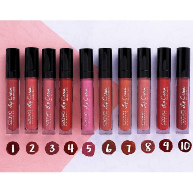 SZAVA LIP CREAM MATTE MURAH LIPSTIK MURAH