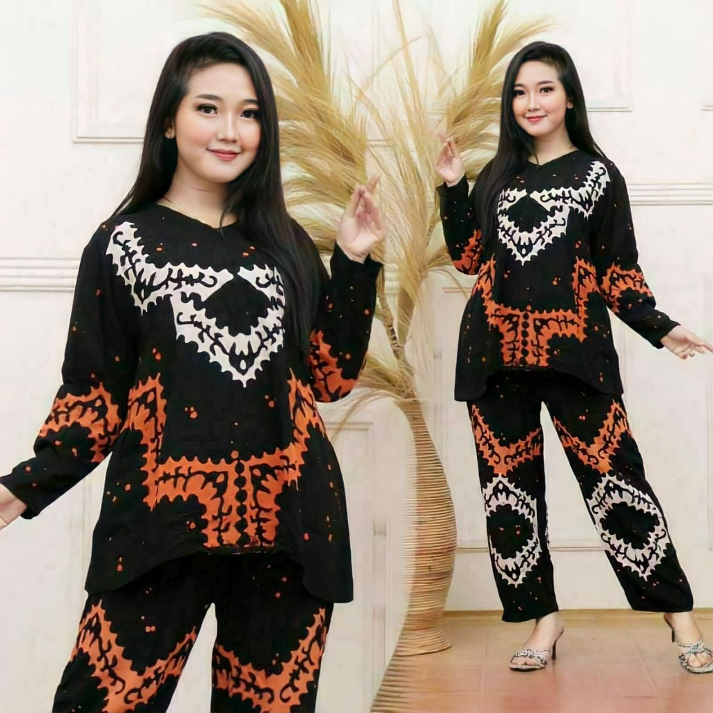 Set CP Rayon Cap Baby Doll Bebidol Malaman Busui Cantik Proses Full Cap Warna Awet Batik Matilda #7