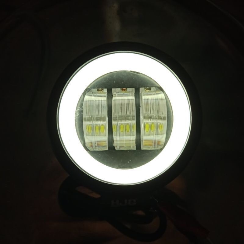 LAMPU TEMBAK DAYMAKER MINI 4D BULAT 2 LENSA 3 LENSA LAMPU DEPAN VARIASI UNIVERSAL