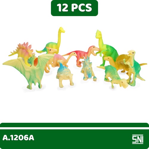 Mainan Anak Animal Dinosaur World/ Mainan Binatang Mini/Mainan Bentuk Hewan 1206a