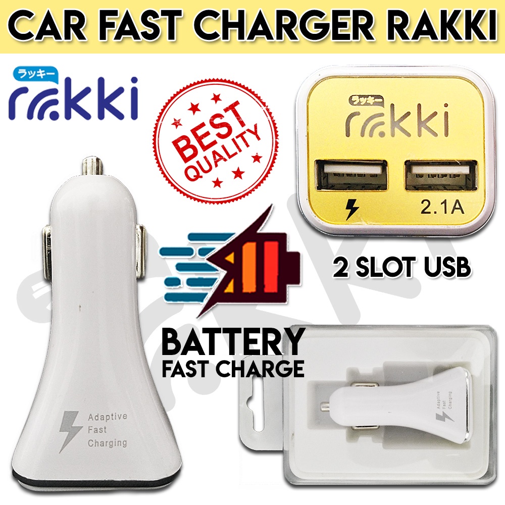 Rakki Car fast Charging Cas Mobil