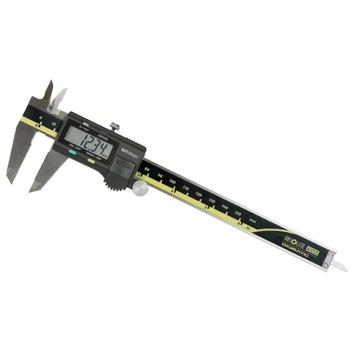 

Mitutoyo 500-196-30 Jangka Sorong Sketmat Digital Caliper 6"/0.01Mm