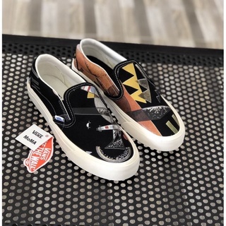 Sepatu Vans Slip On Moma Black Premium / Vans Moma Terlaris /Vans Moma Waffle DT / Vans Slip On Moma Hitam