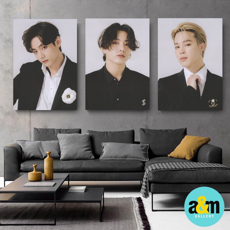 Poster Kayu BTS 2021 NEW YEAR'S EVE LIVE Hiasan Dinding Dekorasi Kamar I Poster Kayu K-POP Dekorasi Kamar - A&amp;M