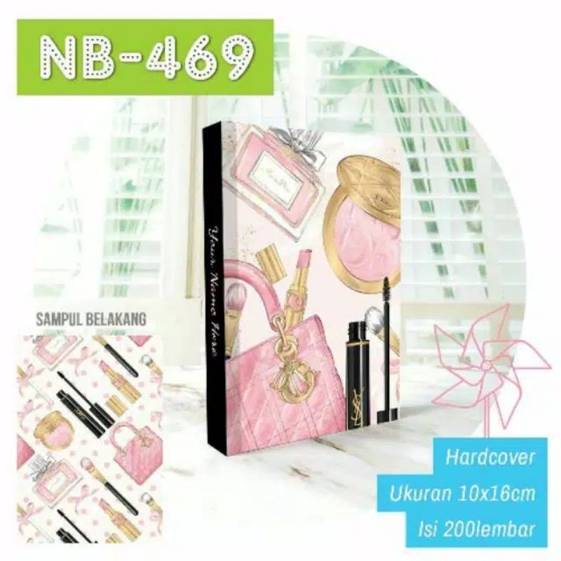 

Notebook A6 Fashion Bag & Heels free tambah nama