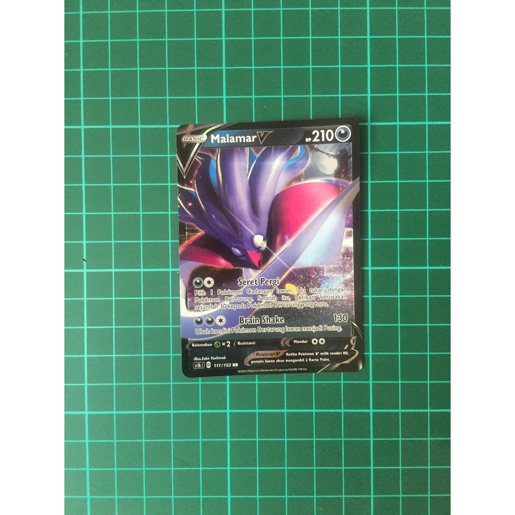 Malamar V RR Kartu Pokemon TCG Indonesia
