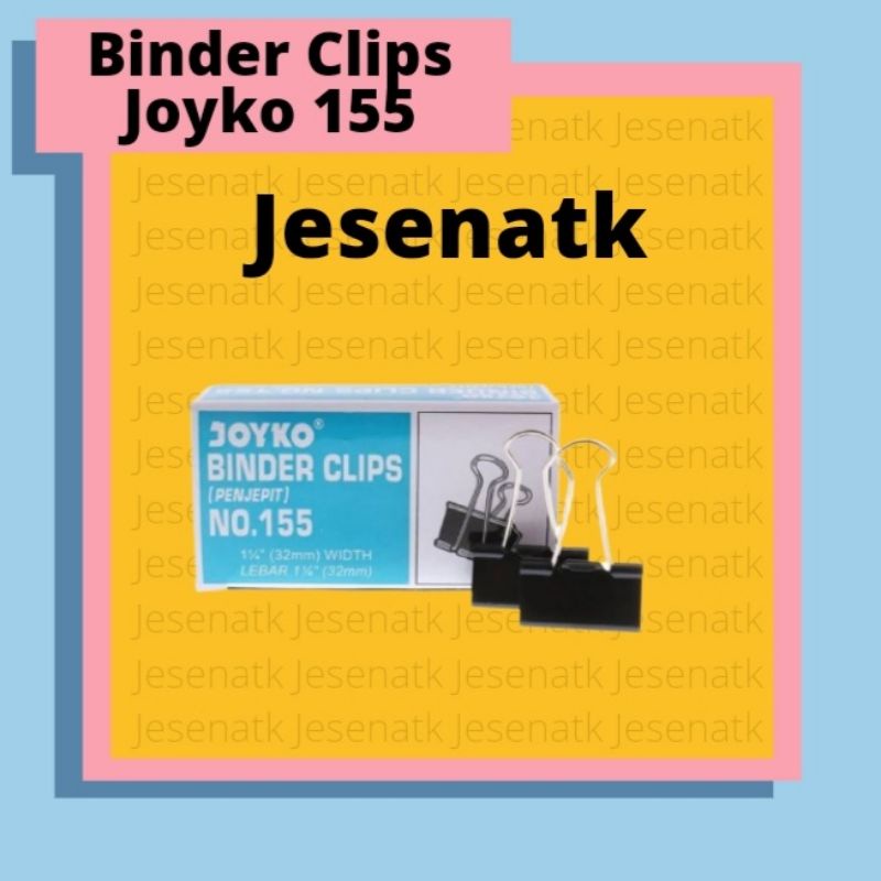 

Binder Clip Joyko 155 Penjepit Kertas
