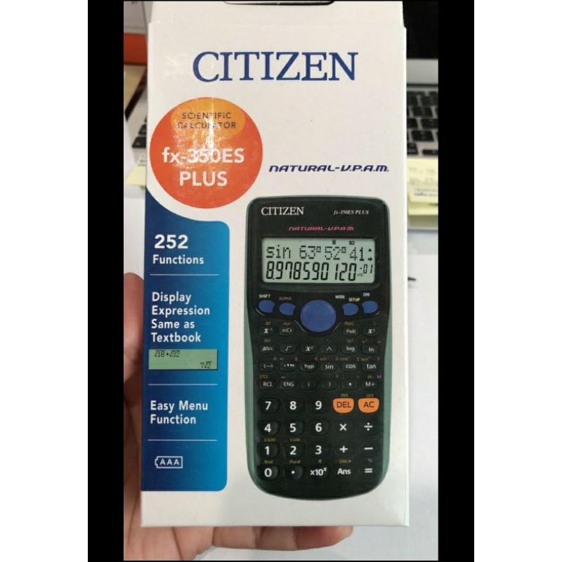 Kalkulator Ilmiah CITIZEN FX 350ES - Scientific Calculator FX350ES