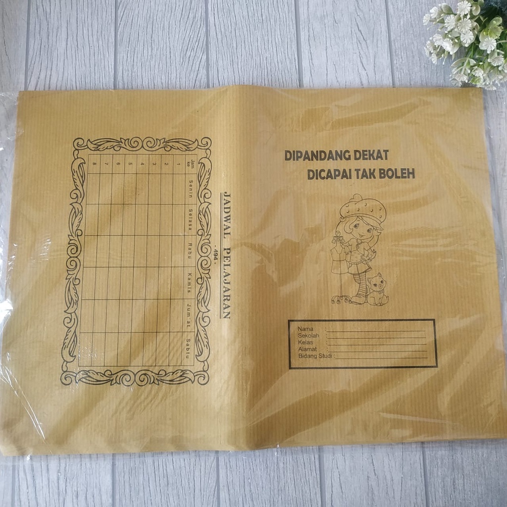

Sampul Buku Kraf Coklat Quarto Kwarto #stationary