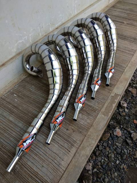 Knalpot YKJ RX King Lobster Chrome Full Cacing Suara Super Garing Istimewa Original YKJ-1