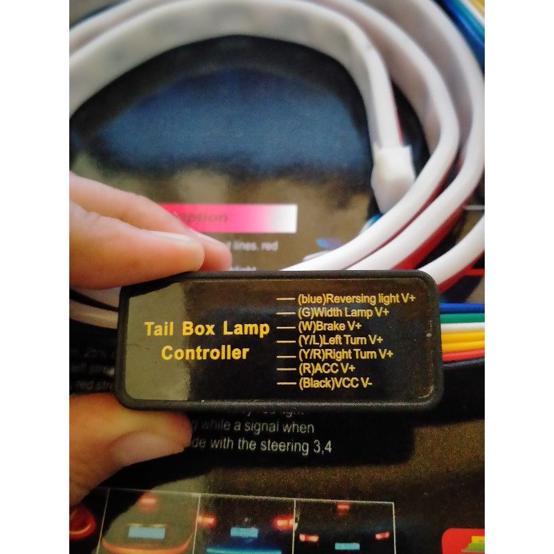 Lampu Alis Mobil 120cm Tail Box Lamp Controller Shopee Indonesia 