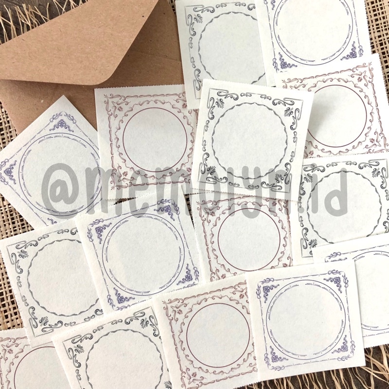 

Circle Aesthetic Frame Deco Journal Scrapbook
