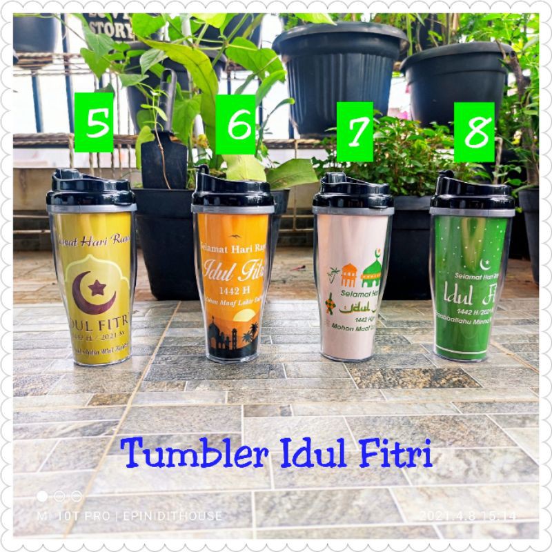 

Tumbler Idul Fitri Souvenir Gift Lebaran Parcel Hadiah Parcel Custom 2