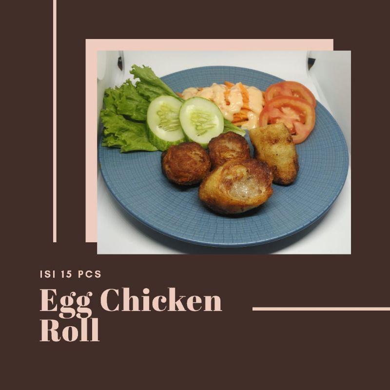 

Egg Chicken Roll Frozen isi 15pcs