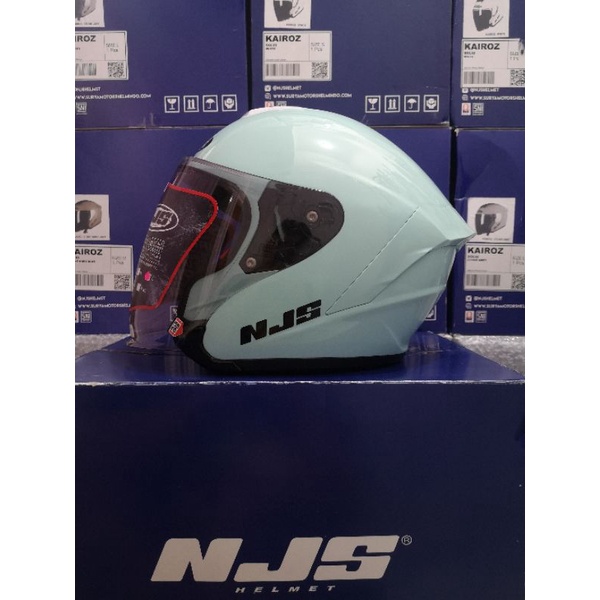 Njs Kairoz helm half face original-Easy green