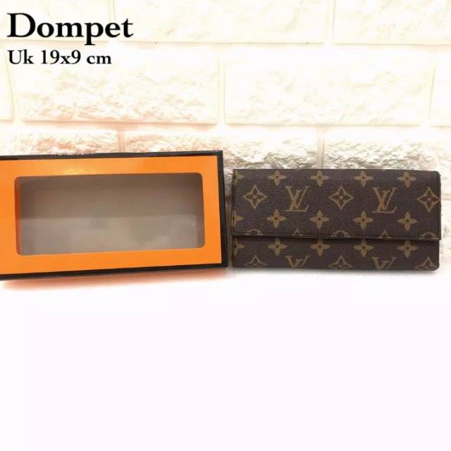 PROMO DOMPET LV FREE BOX TERMURAH