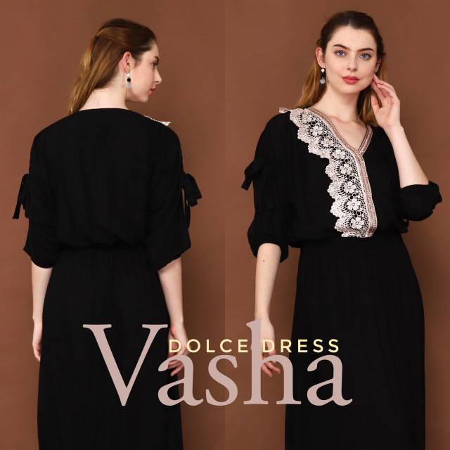 Daster Arab Dolce VASHA Long Dress Rayon