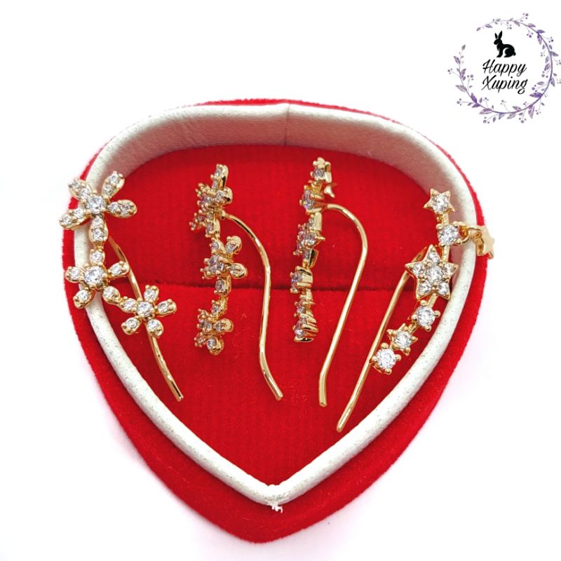 GIWANG XUPING ASLI TITANIUM FASHION KOREA LAPIS-EMAS MODEL VARIASI XUPING ORIGINAL