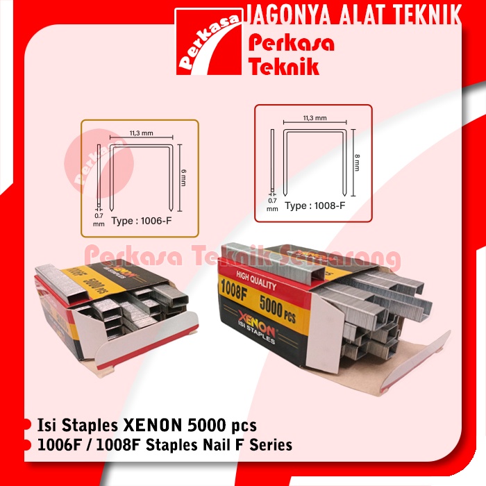 

Isi Staples Tangan Manual 1006F(6mm)/1008F(8mm) Gun Tacker Refill