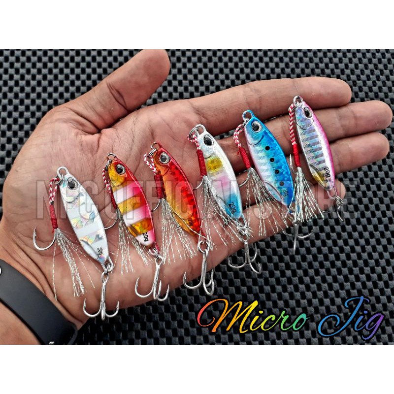 1 PCS Micro jig / Metal jig / Slow jig 10 gram 20 gram RECOMENDED untuk Ultralight Jigging