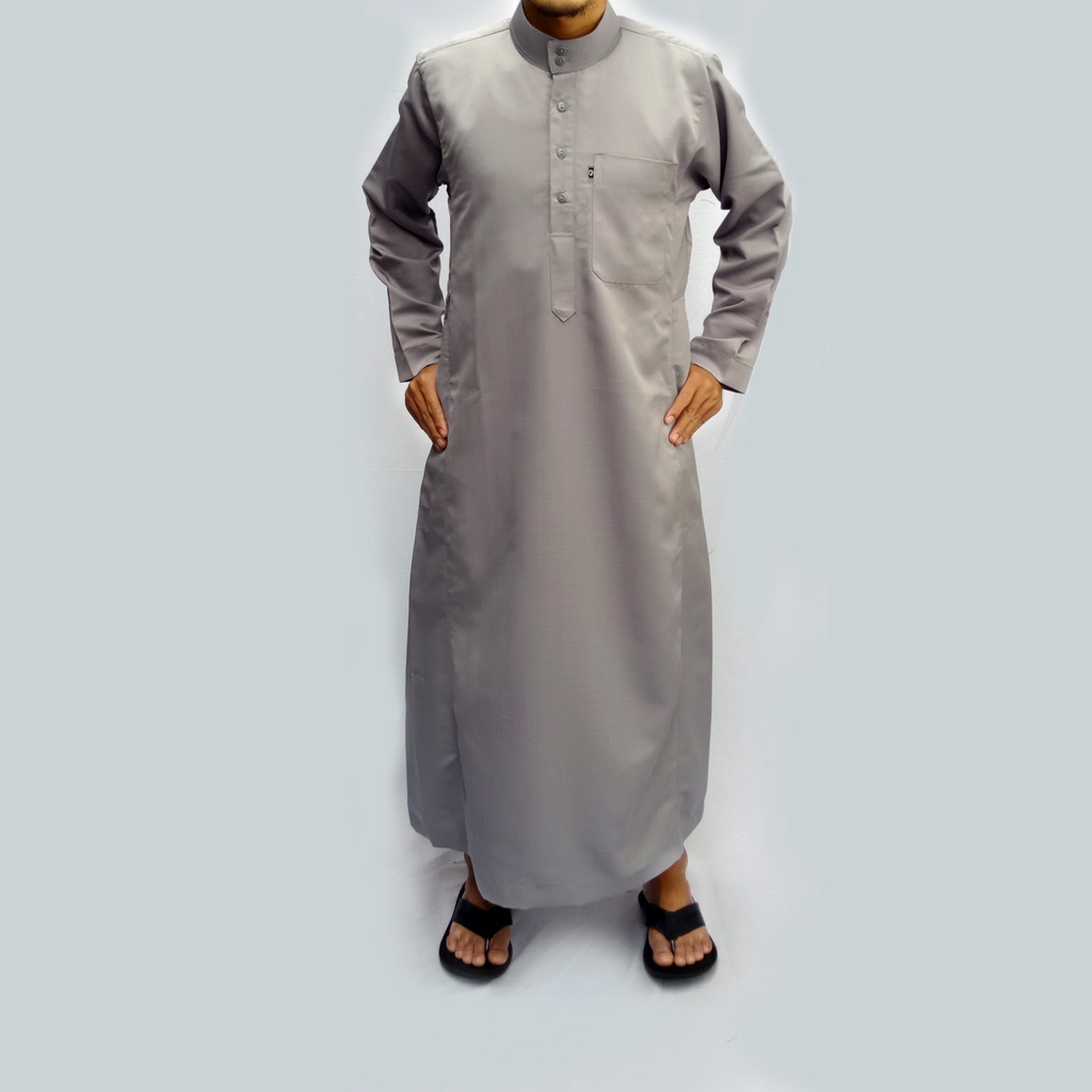Farrasi Jubah Pria / Baju Muslim Pria- Cokelat Muda