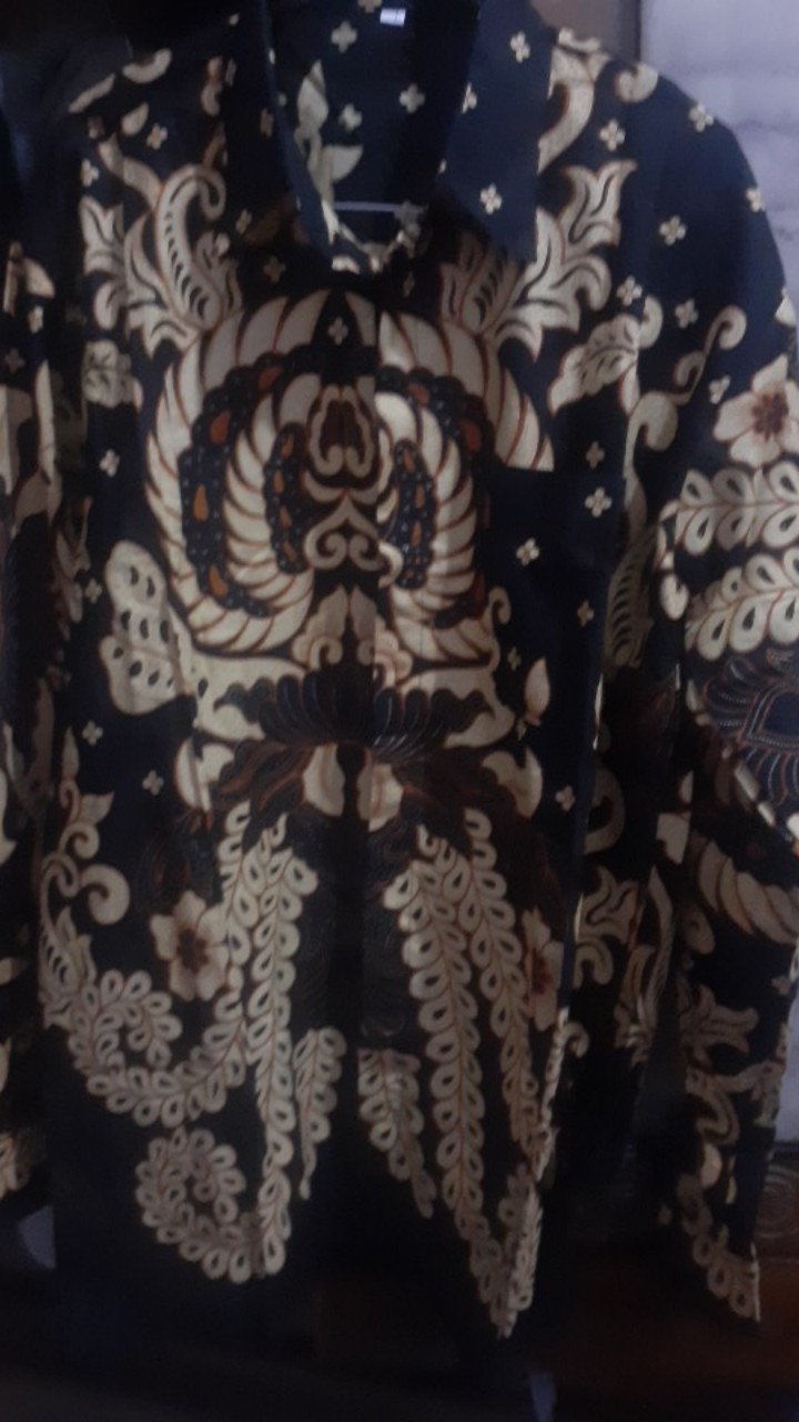 (family Ada Anaknya) Batik Couple 2499 Motif Manggar Sumber Urip Grosir Couple Gisel