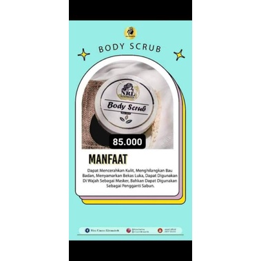 NRL BODY SCRUB ORIGINAL - LULUR NRL