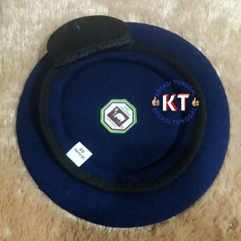 baret biru lapas/topi baret lapas camel