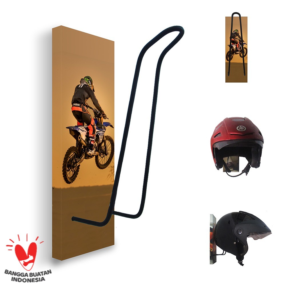 GANTUNGAN HELM - TEMPAT HELM - RAK HELM MOTOR CROSS 106
