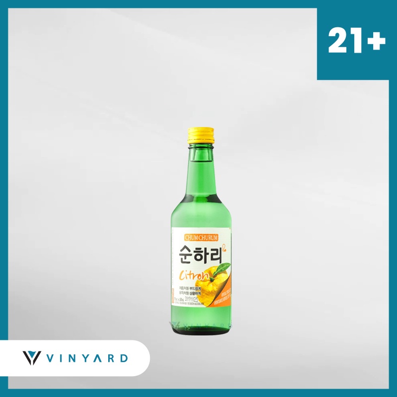 ChumChurum Soju Citron 360 Ml ( Original &amp; Resmi By Vinyard )