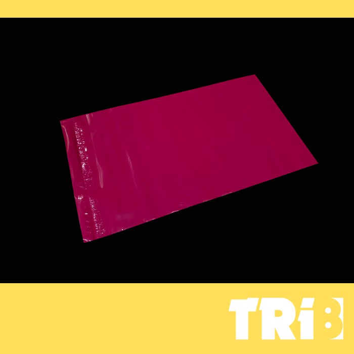

Terlaris 25x35+5cm Amplop Plastik Bungkus Packing Polymailer Tebal Pink 100pcs Elegan