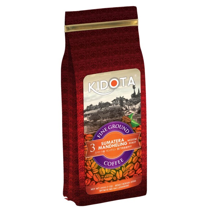 

KOPI KIDOTA SUMATERA MANDHELING 200 Gram FINE GROUND (BUBUK HALUS)