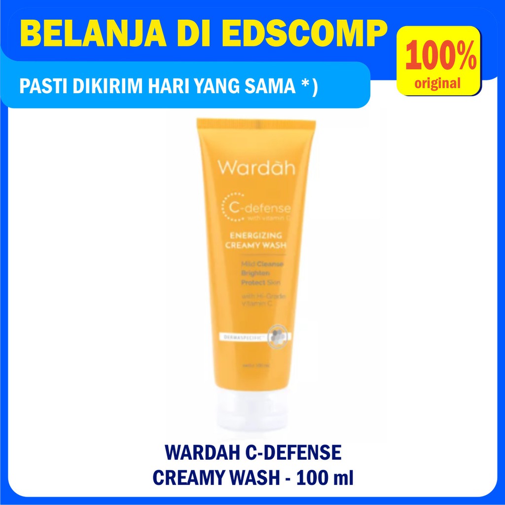 Sabun Cuci Muka Wardah C-Defense Creamy Wash 100ml