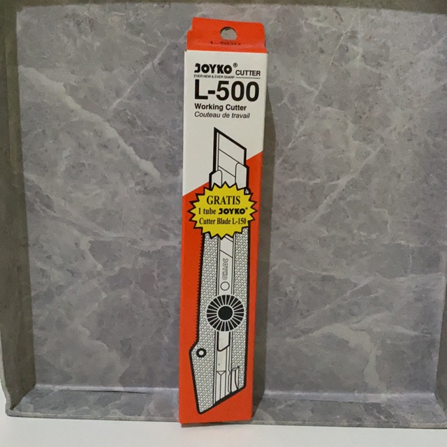 

Cutter Besar JOYKO L500 GRATIS REFILL PISAU 1TUBE isi 5pcs/Kater L-500