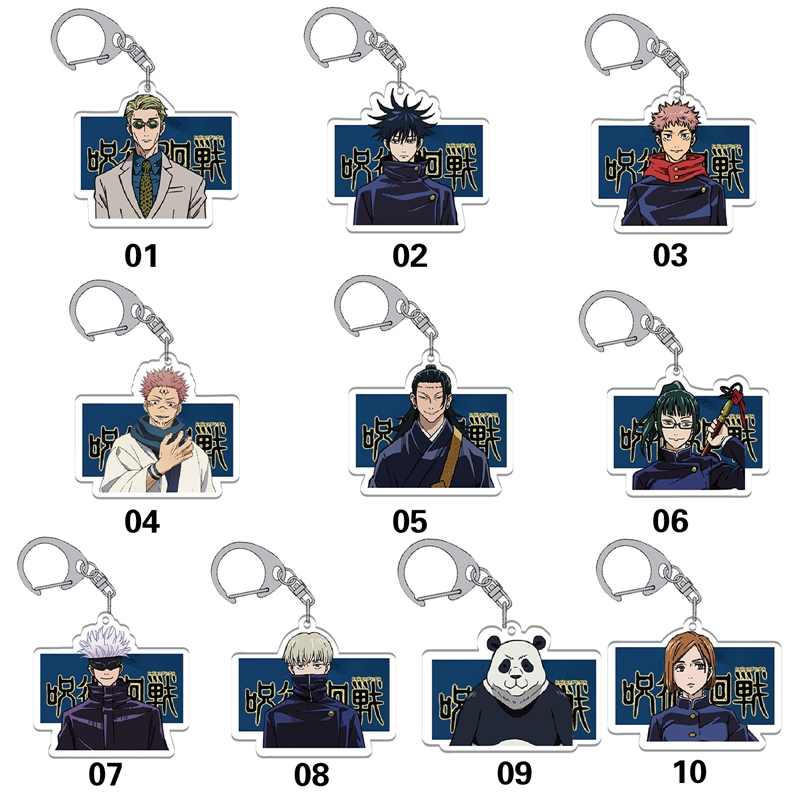 Gantungan Kunci Desain Jujutsu Kaisen Gojo Satoru Charms