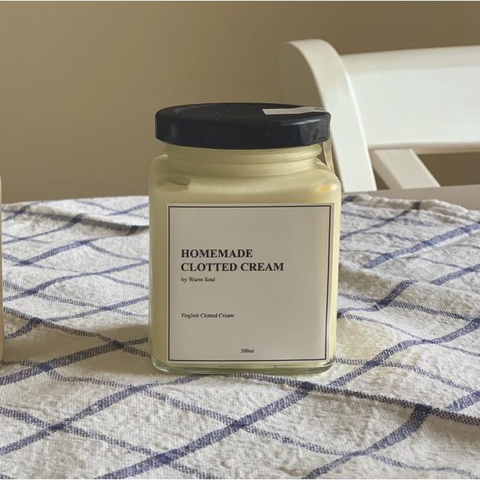 

(BISA COD) Clotted Cream/Homemade Clotted Cream/Scone Cream 200ml UNSWEETENED DISKON Kode 381